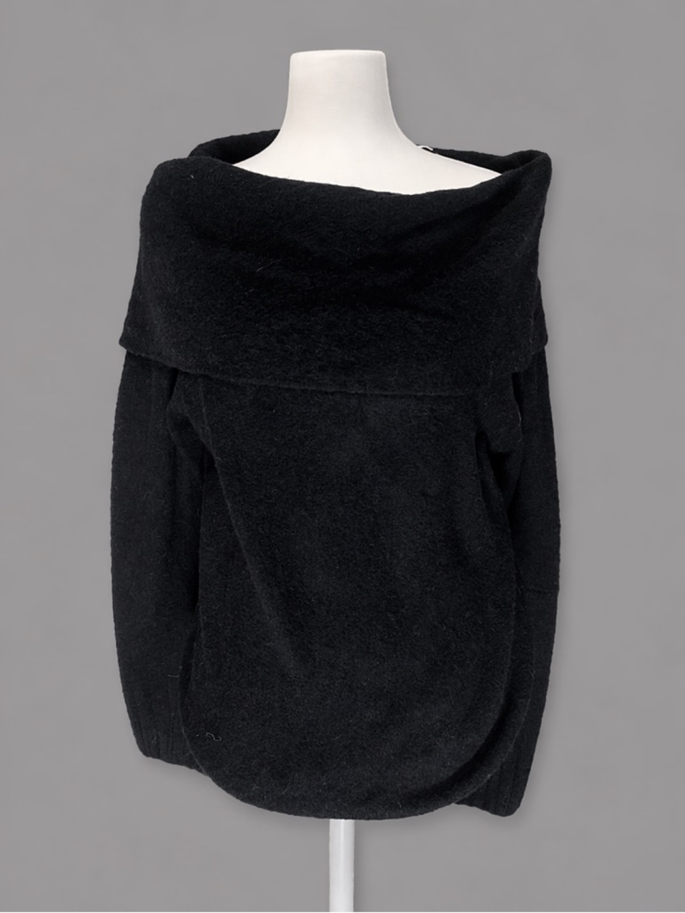 One Grey Day Cowl Neck Sweater